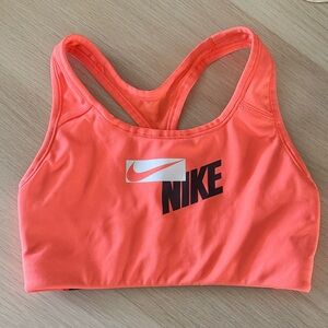 Nike Bright Coral Athletic Bra XS